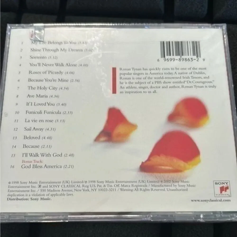 My Life Belongs to You Ronan Tynan Irish Tenor CD sealed.